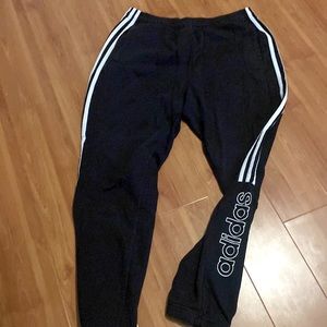 ADIDAS: black sweatpants
